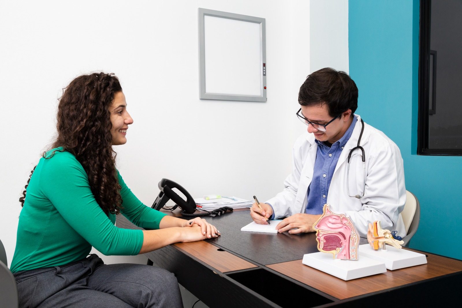 A consultation at Goodwill IVF — unhurried, attentive, both partners in the room